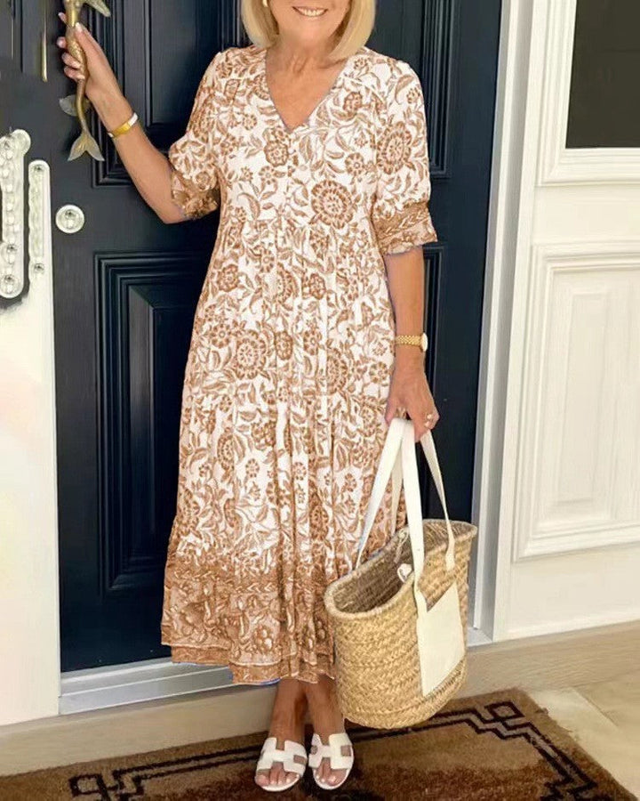 Evelyn | Floral midi dress
