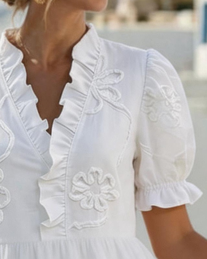 Lily | Embroidered Summer Dress