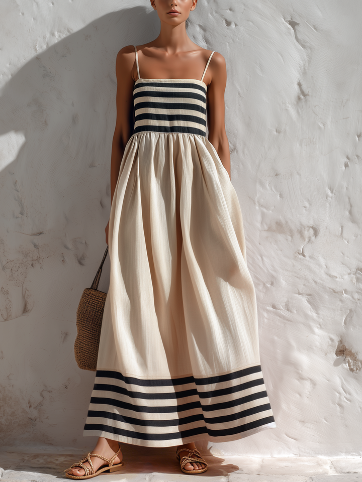 Naomi | Linen Blend Maxi Dress