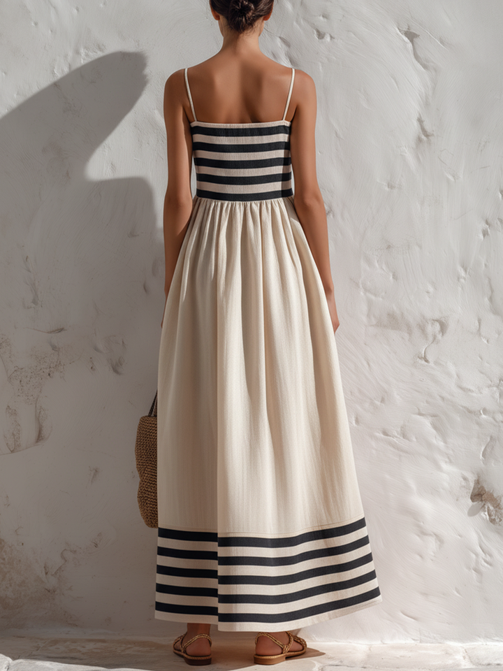 Naomi | Linen Blend Maxi Dress