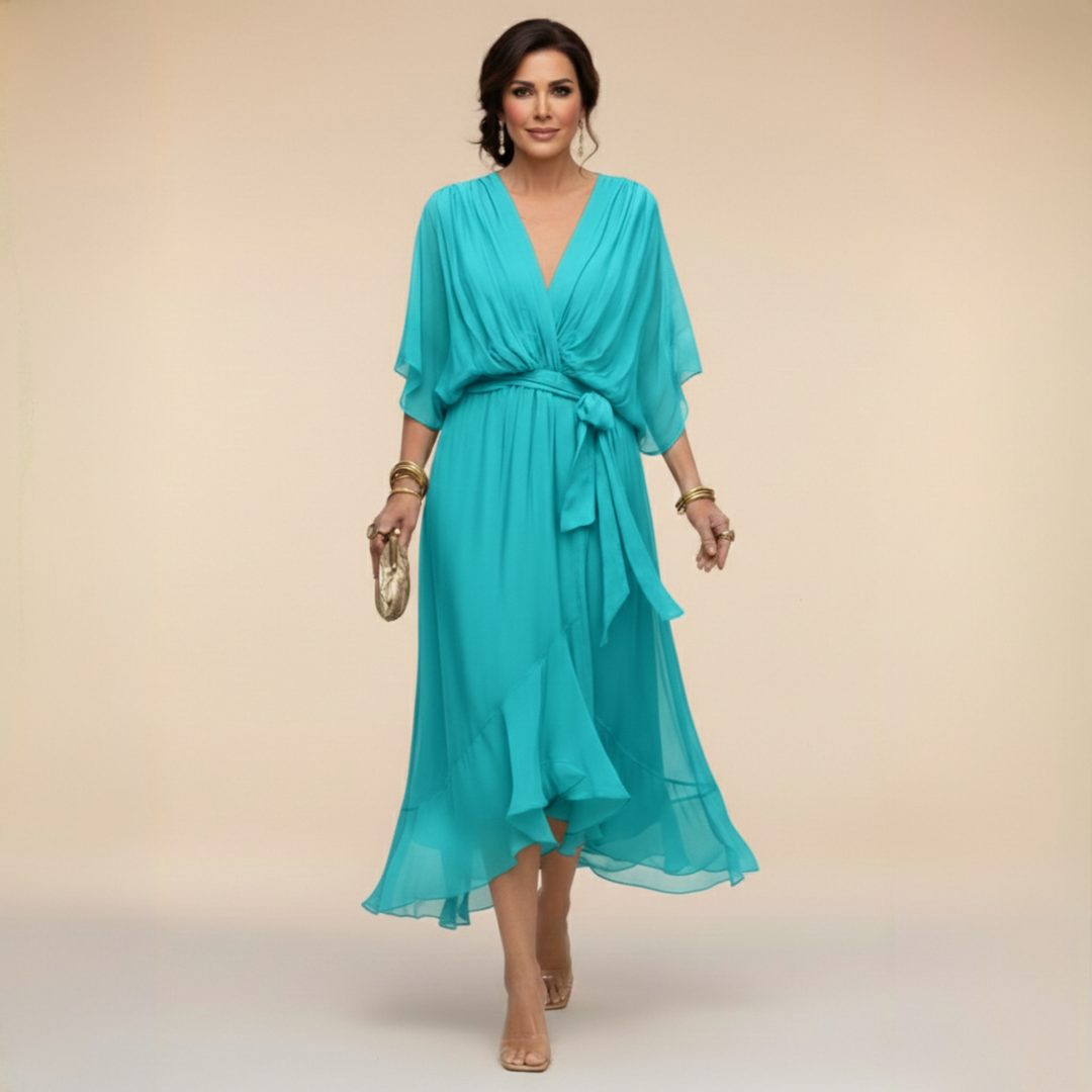 Clara | Graceful Midi Dress 💚
