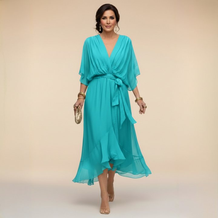 Clara | Graceful Midi Dress 💚