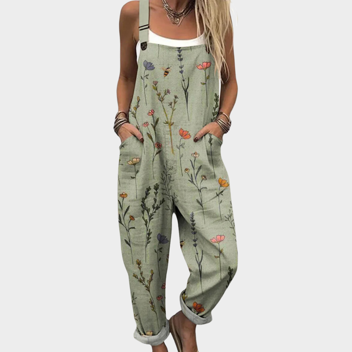 Olive | Meadow Bloom Jumpsuit