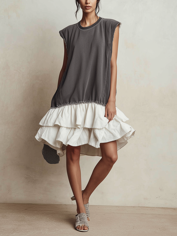 Mila | Oversized Layered Maxi Dress