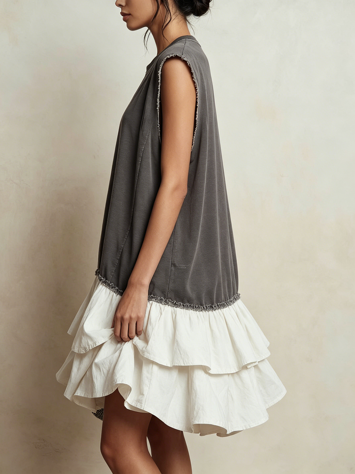 Mila | Oversized Layered Maxi Dress