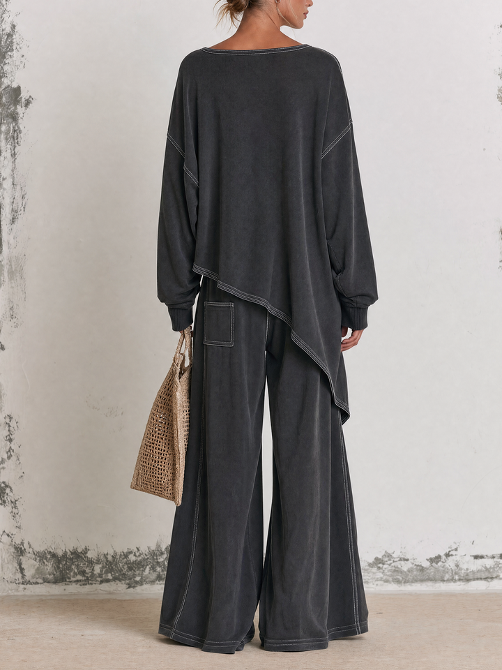 Harlow | Contrast Stitch Co-Ord Set