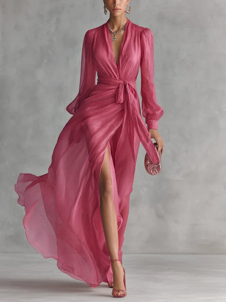 Rosalie | Elegant Wrap Maxi Dress