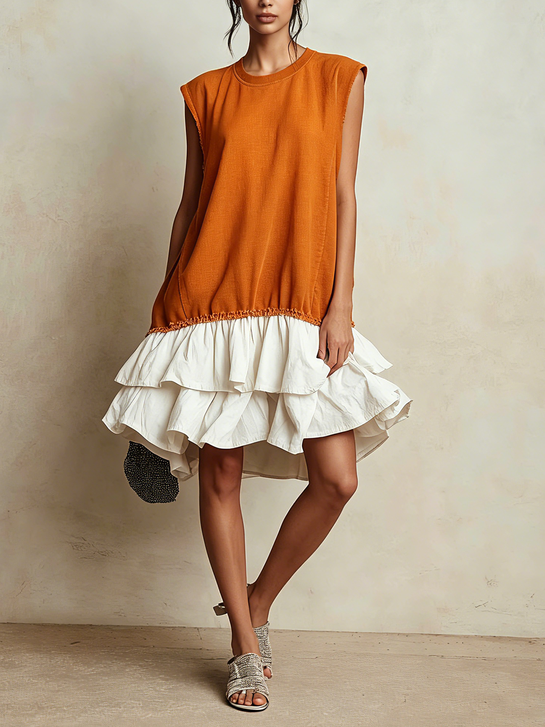Mila | Oversized Layered Maxi Dress