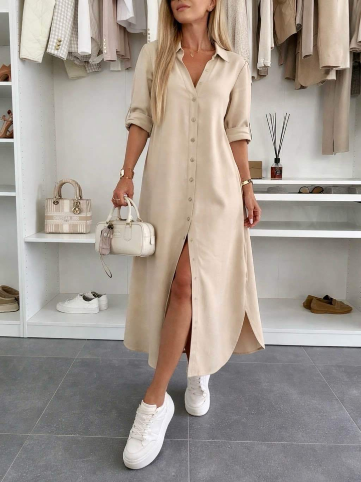 Oversized Shirt Dress