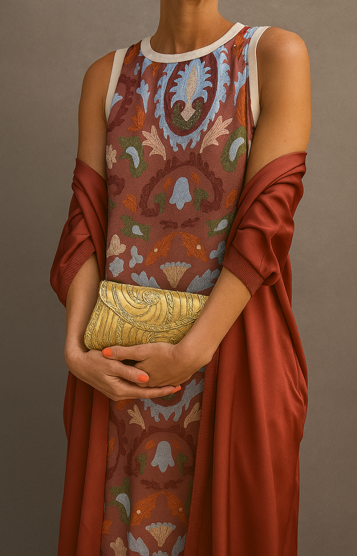 Penelope | Bohemian Print Maxi Dress
