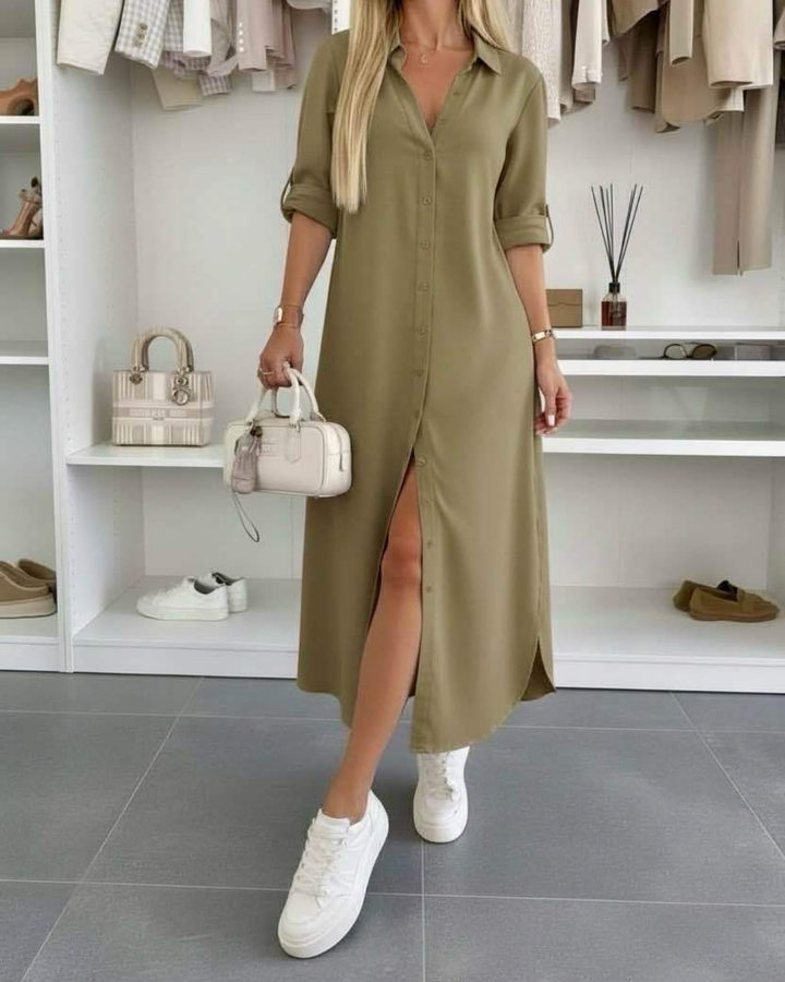 Oversized Shirt Dress