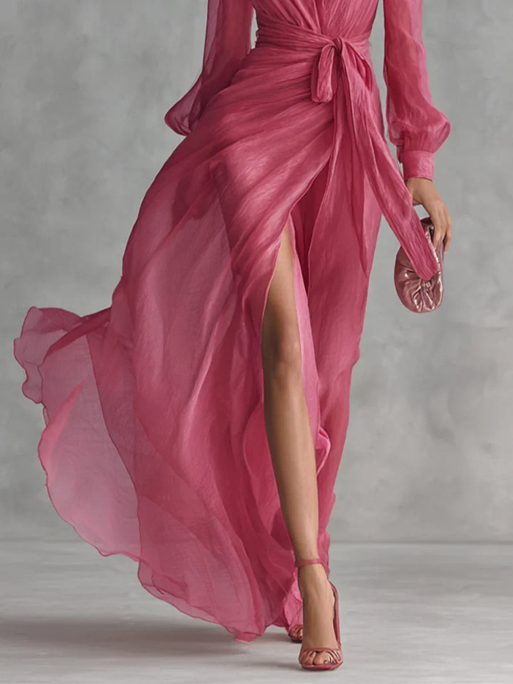Rosalie | Elegant Wrap Maxi Dress