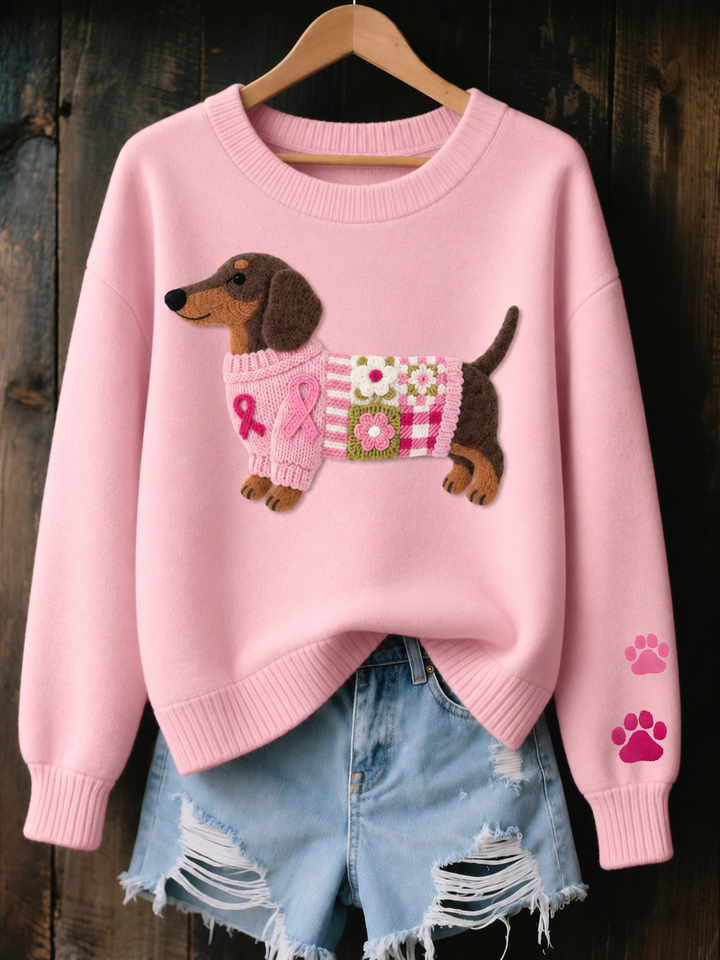 Dottie | Dachshund Print Jumper