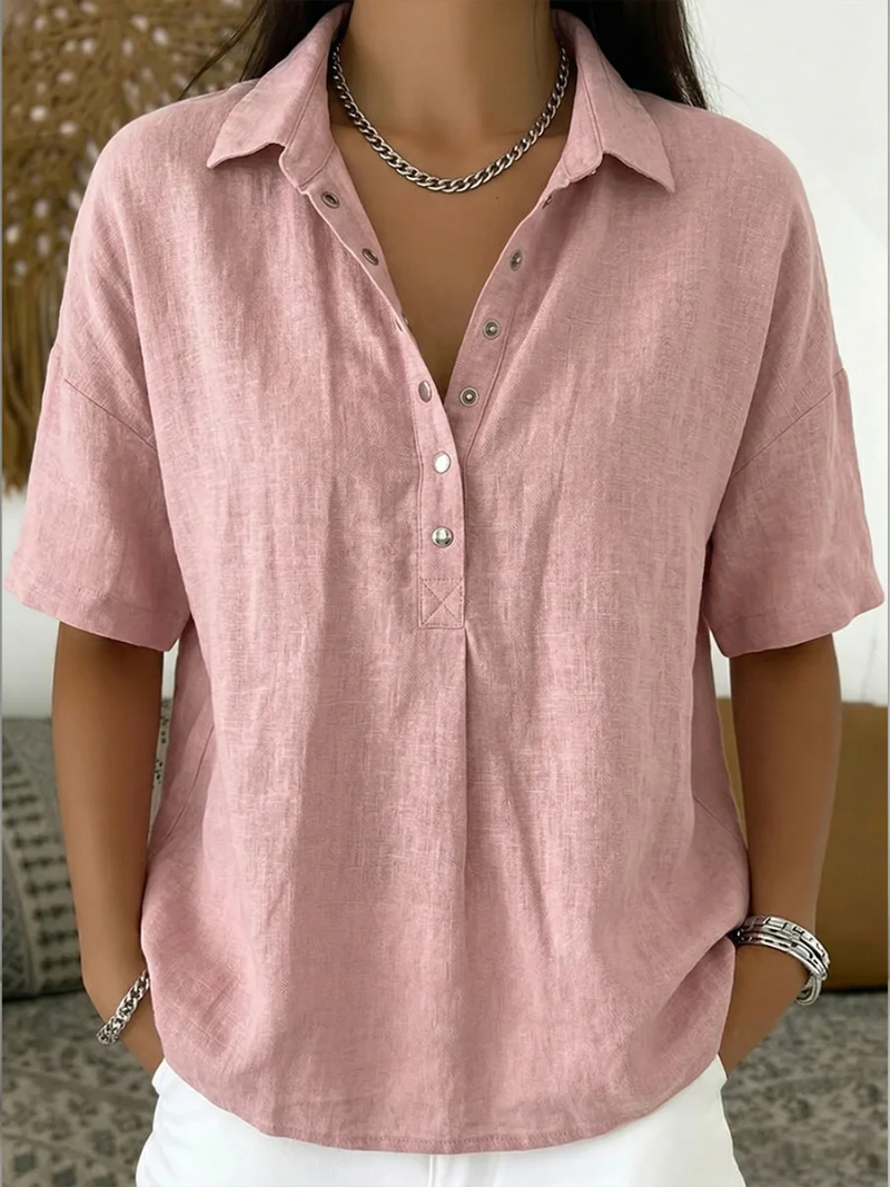 Harriet Cotton Blend Blouse | Buy 1, Get 1 FREE
