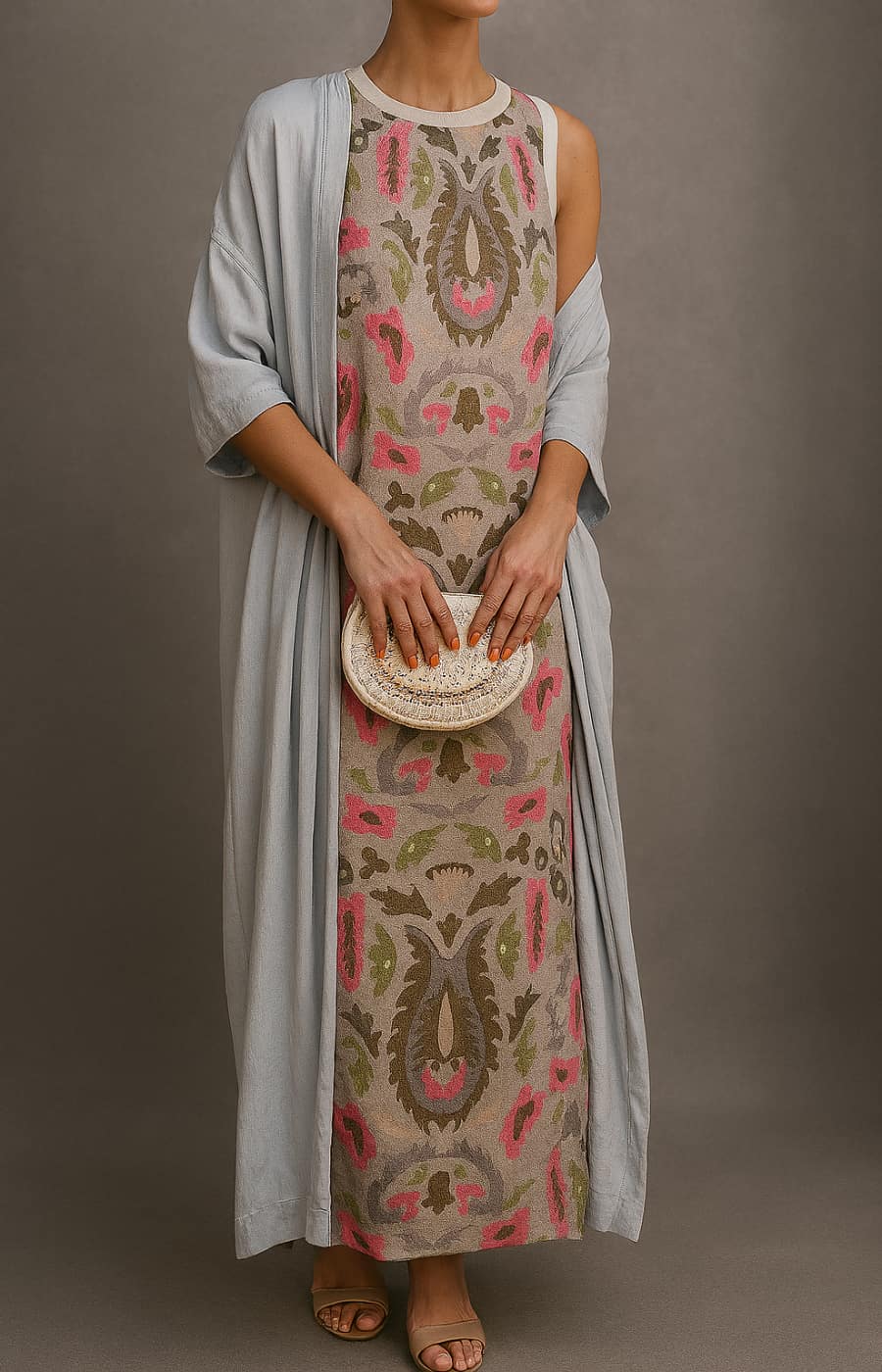 Penelope | Bohemian Print Maxi Dress