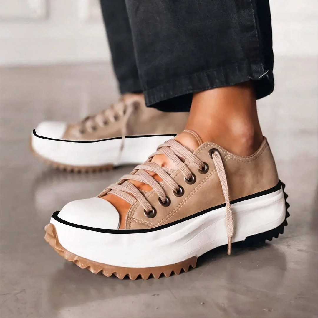 Harper | Platform Lace-Up Trainers