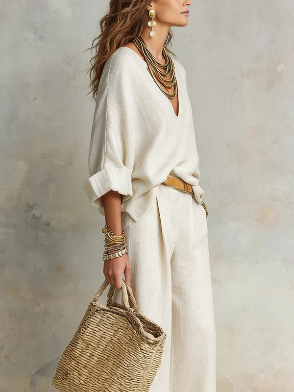 Tara | Pure Cotton Two-Piece Set