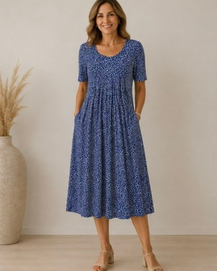 Rosie | Floral Pocket Midi Dress