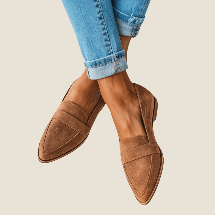 Helen | Orthopaedic loafers in soft suede
