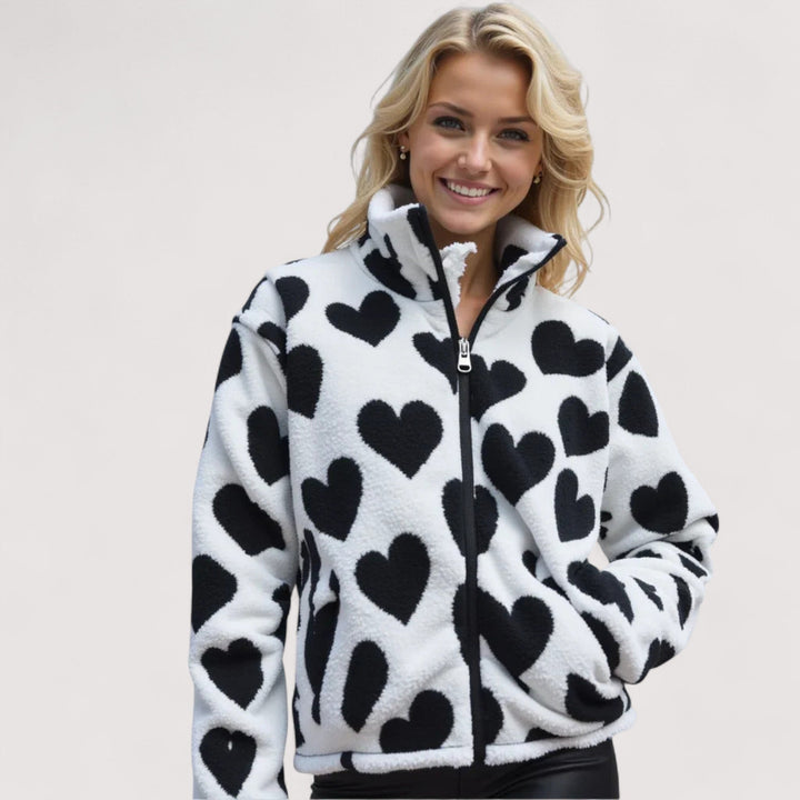 Hallie | Reversible Heart Jacket
