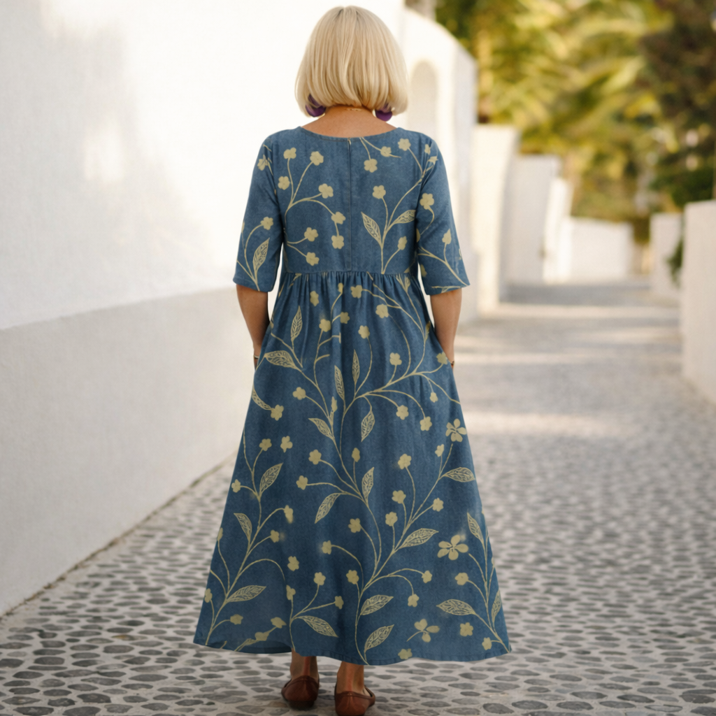 Olivia | Floral midi dress