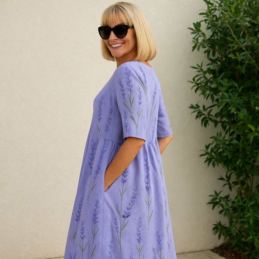 Olivia | Floral midi dress