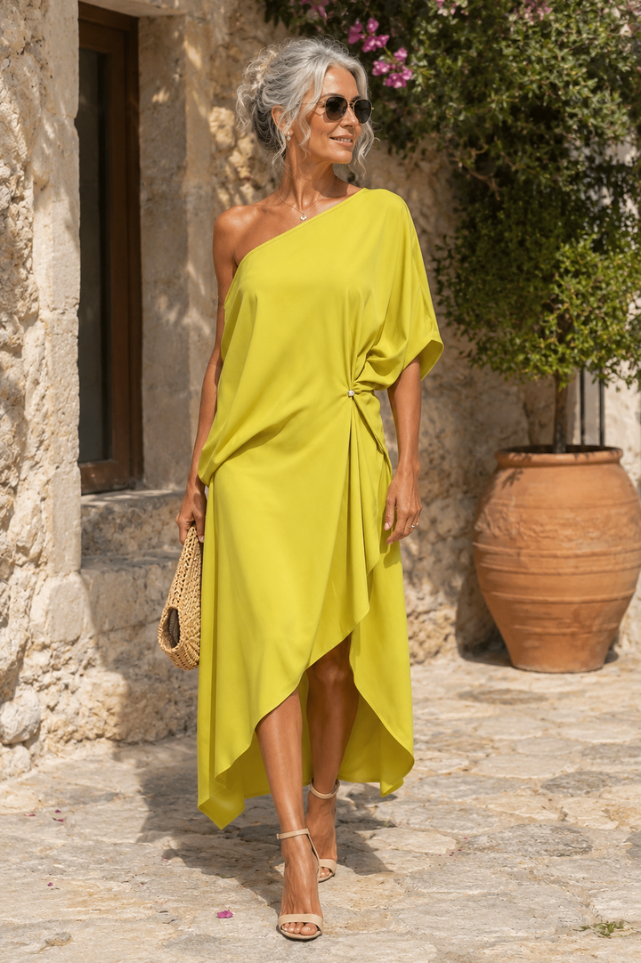 Celeste | Graceful Asymmetric Dress