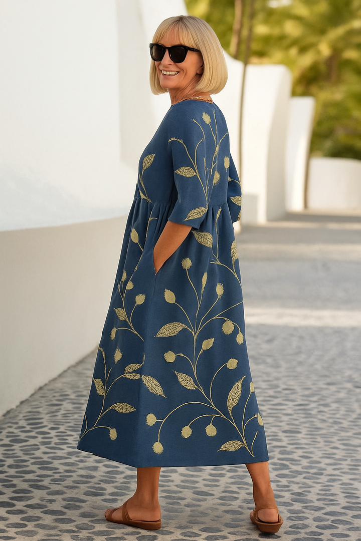 Olivia | Floral midi dress