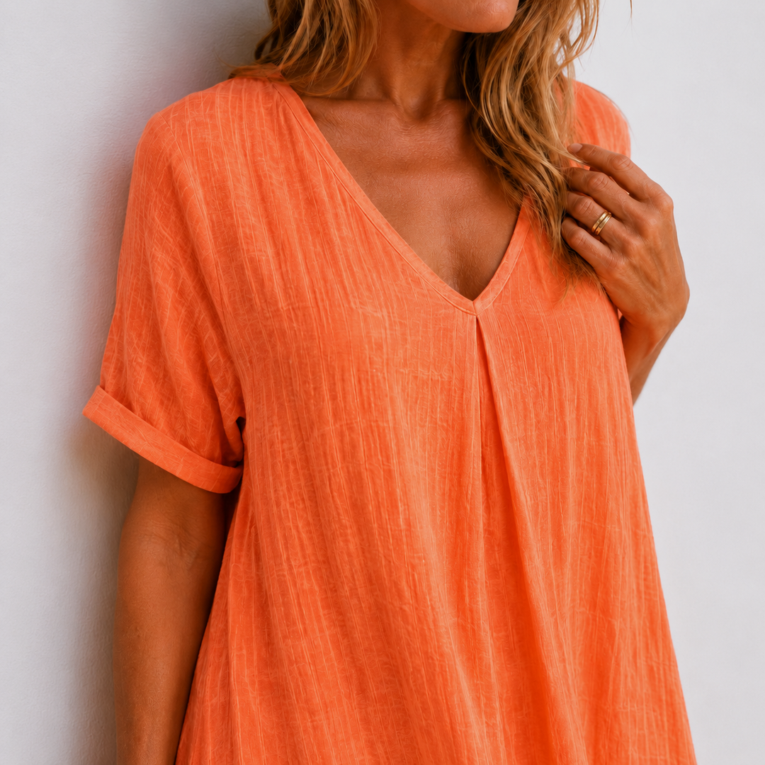 Isla | Linen Blend Maxi Dress