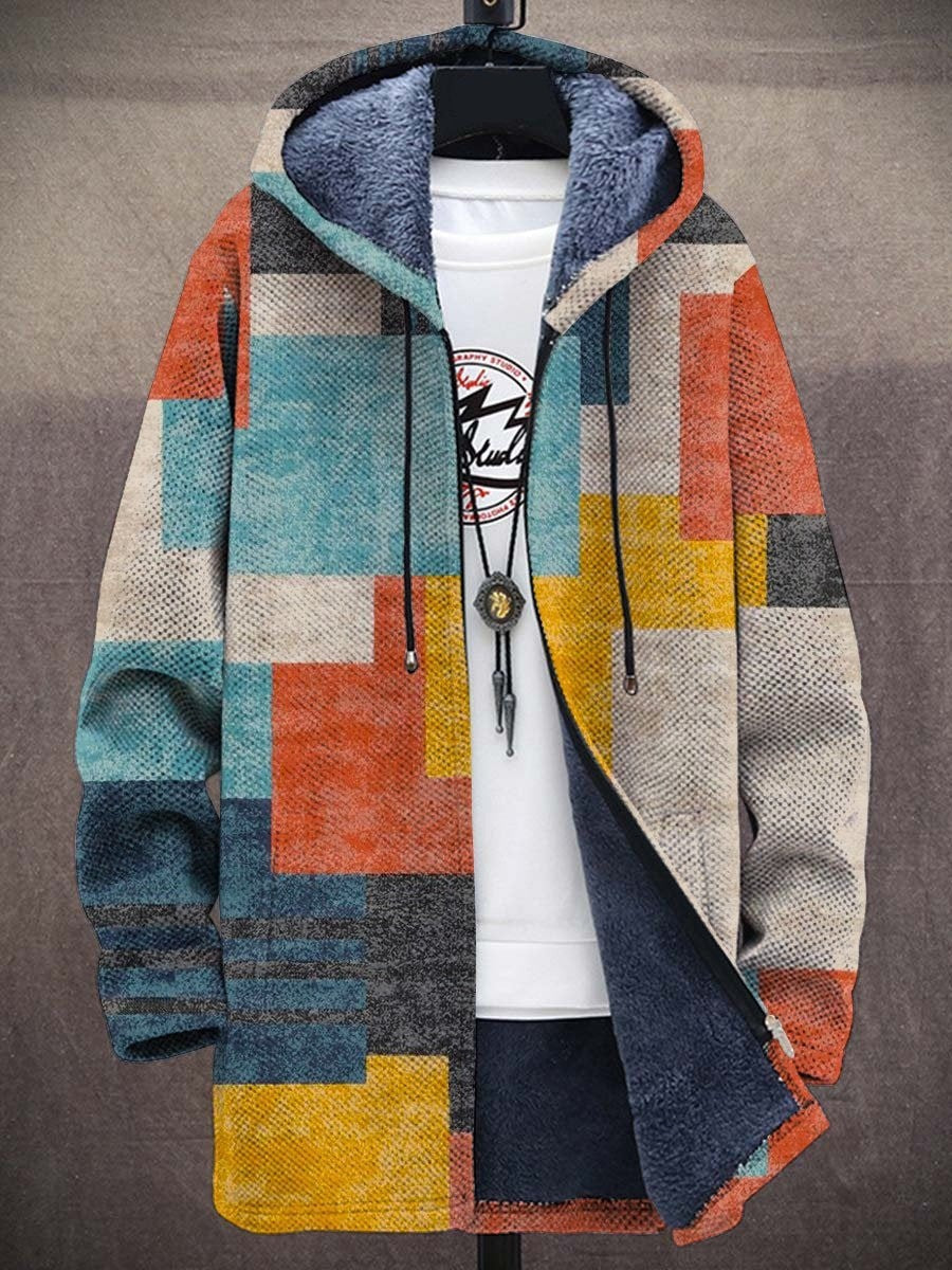 Marnie | Printed Hooded Longline Cardigan