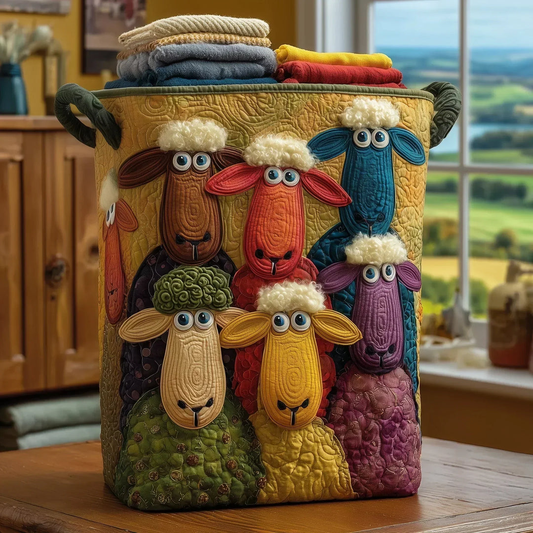 Meadow | Quilted Sheep Storage Basket