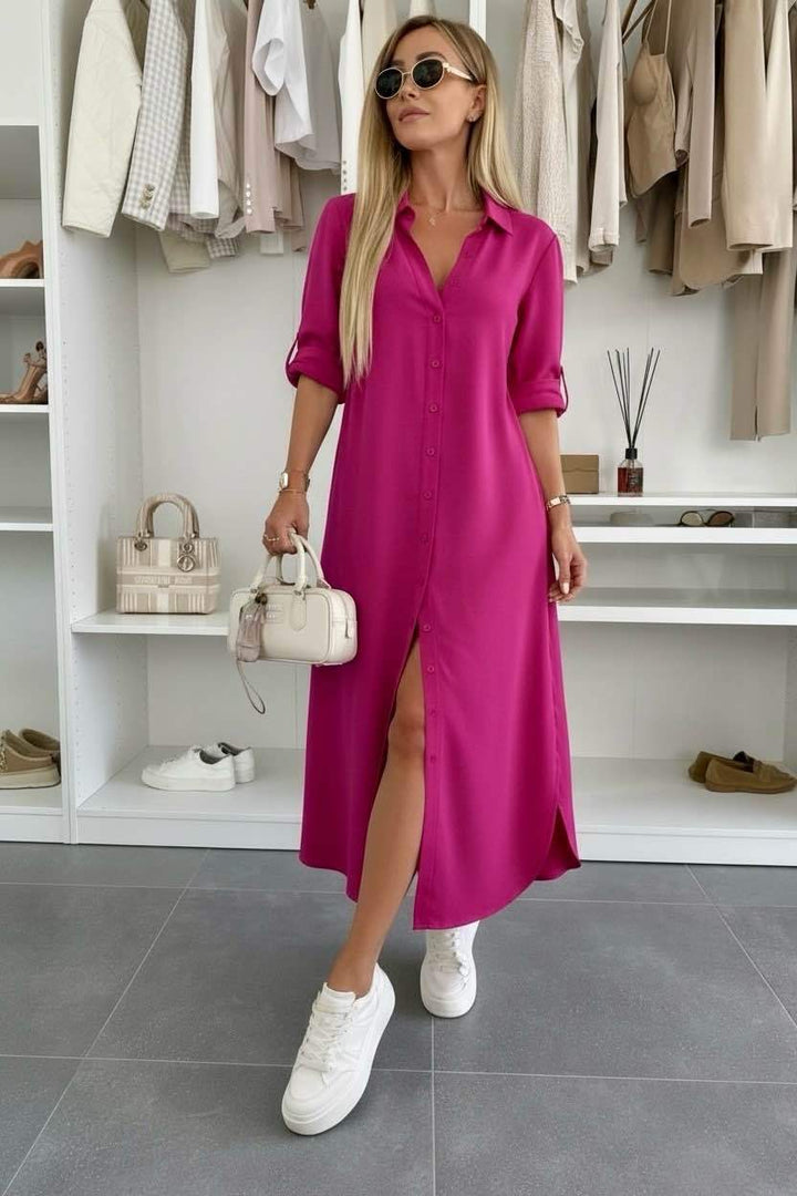 Oversized Shirt Dress