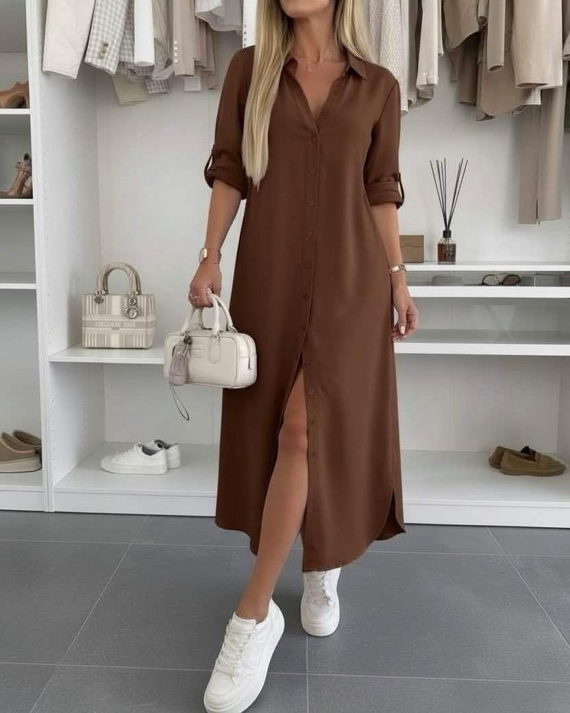 Oversized Shirt Dress