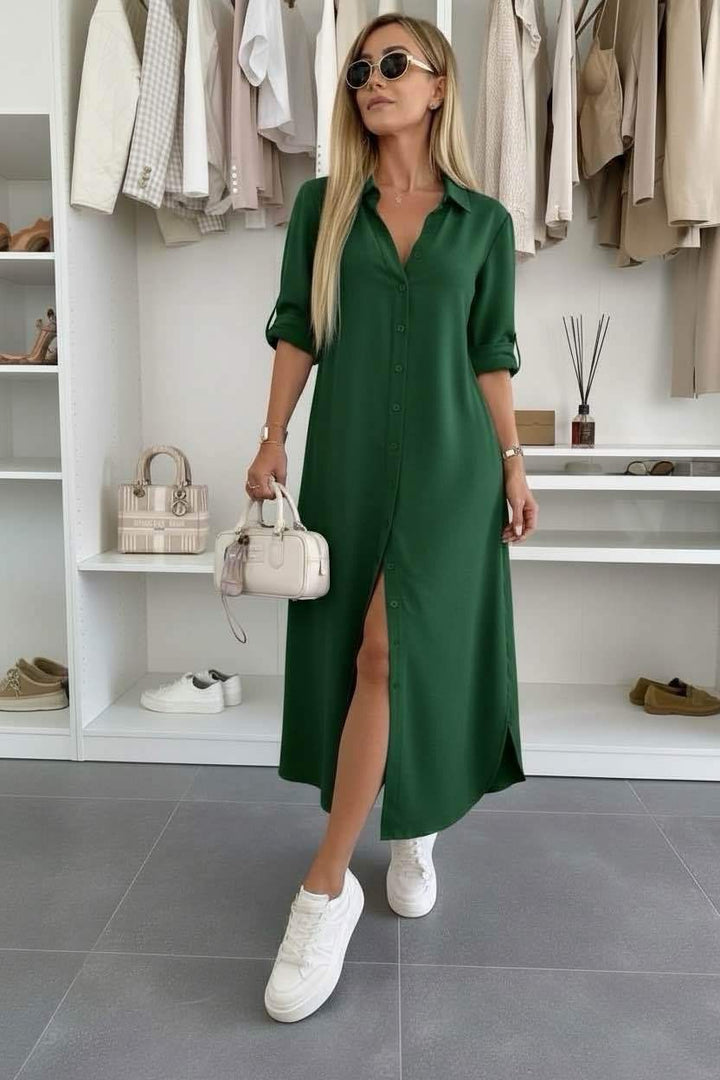 Oversized Shirt Dress