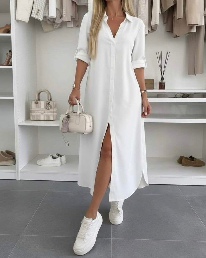 Oversized Shirt Dress
