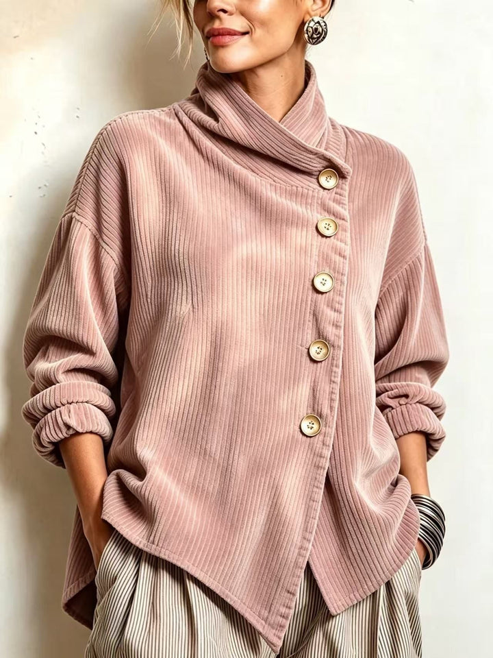 Capucine | Vintage Corduroy Button Jumper