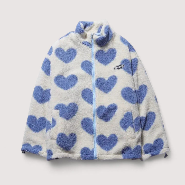 Hallie | Reversible Heart Jacket