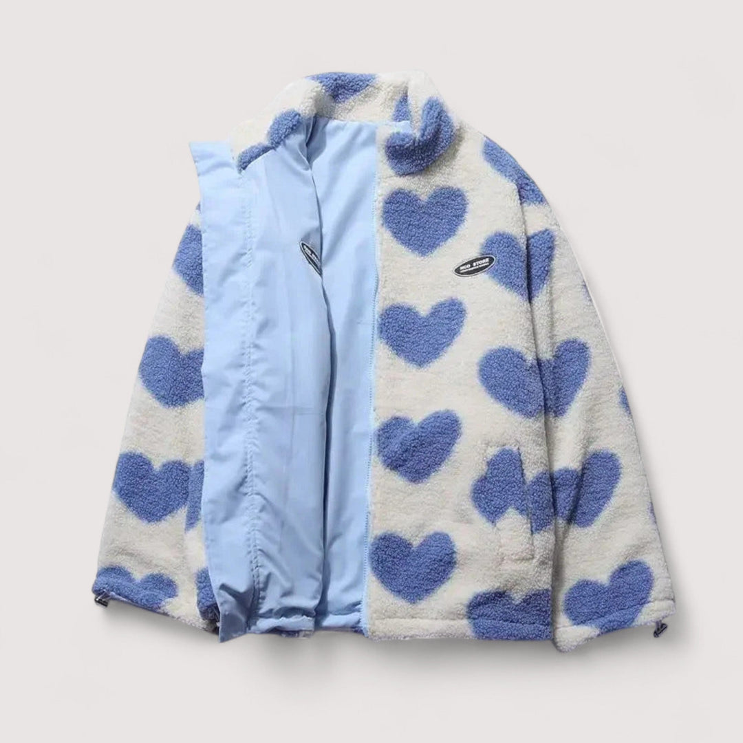 Hallie | Reversible Heart Jacket