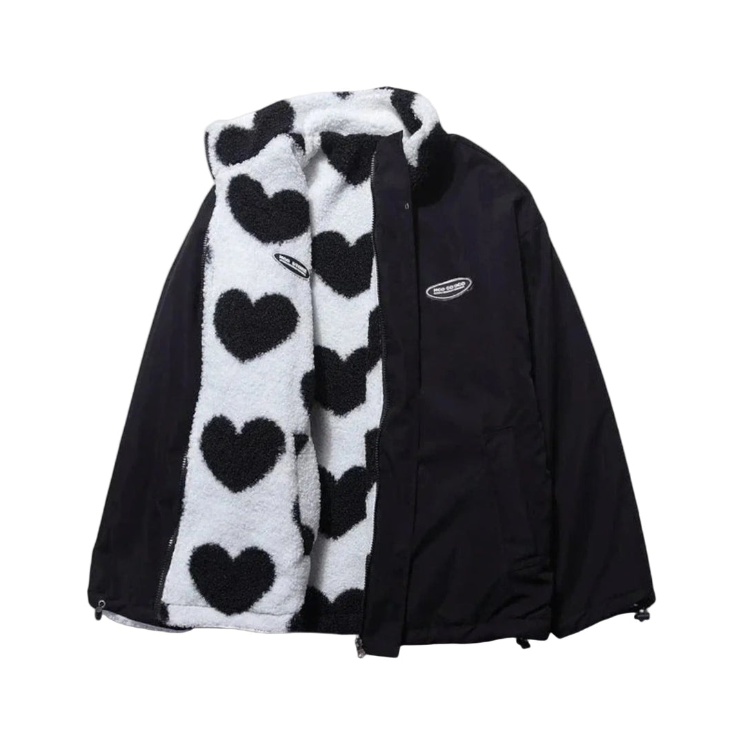 Hallie | Reversible Heart Jacket