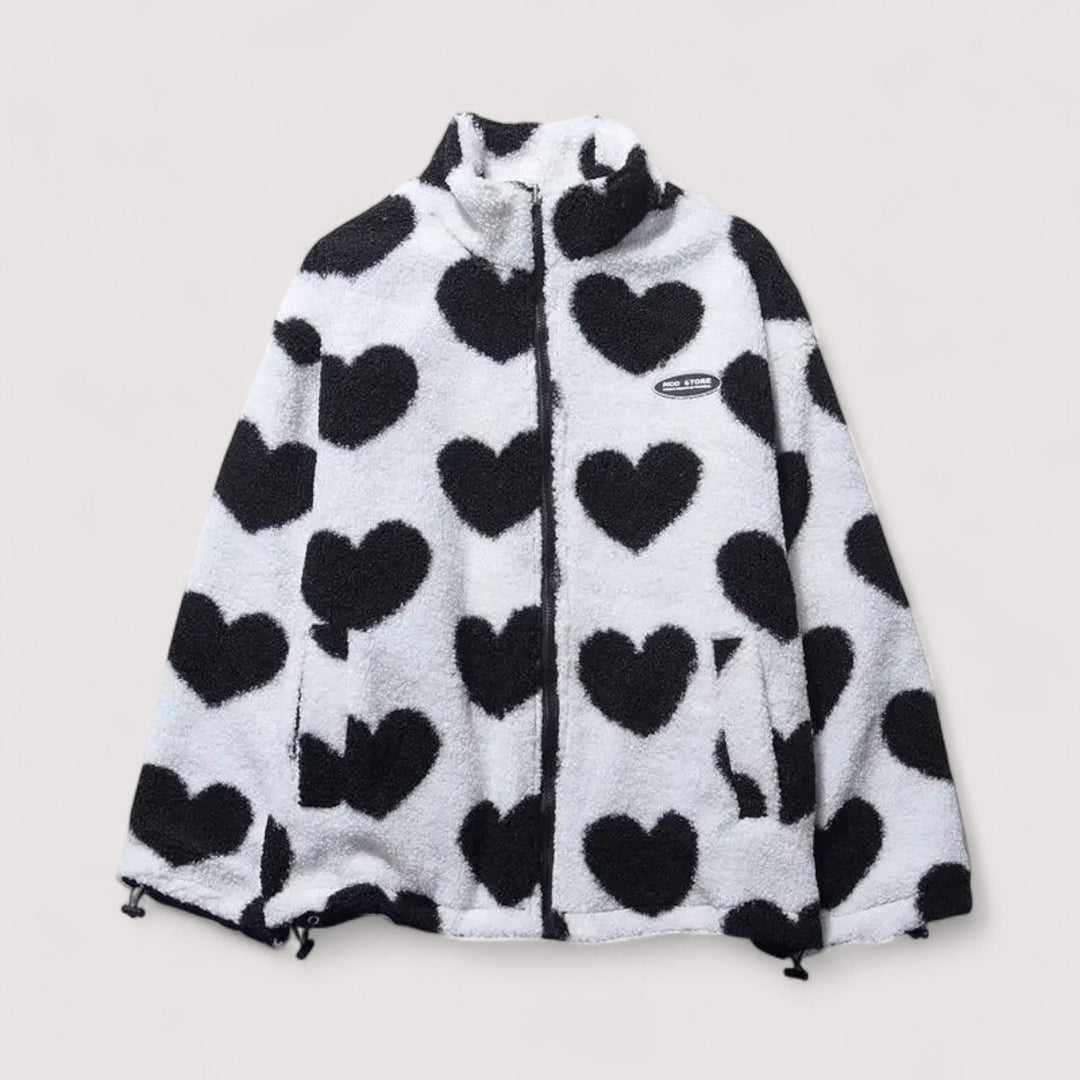 Hallie | Reversible Heart Jacket