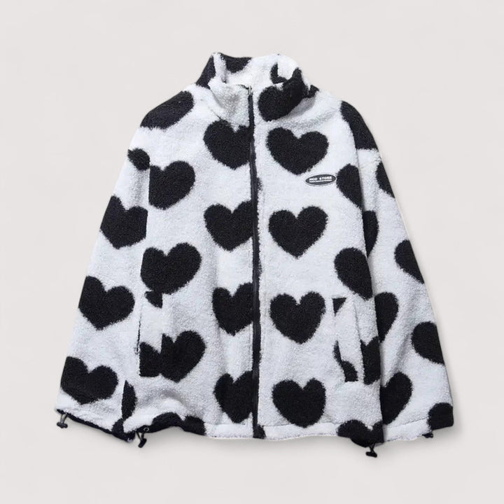 Hallie | Reversible Heart Jacket