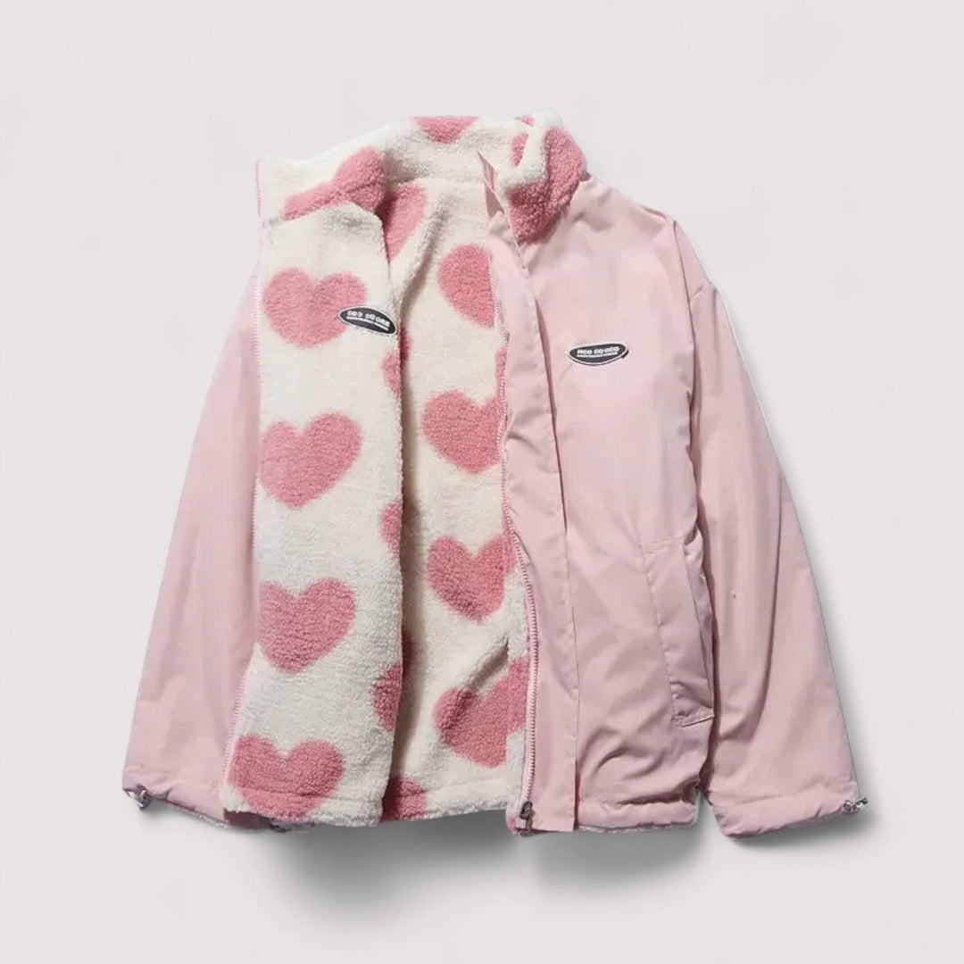 Hallie | Reversible Heart Jacket