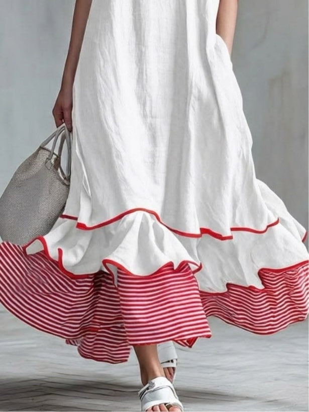Ava | Patchwork Maxi Dress