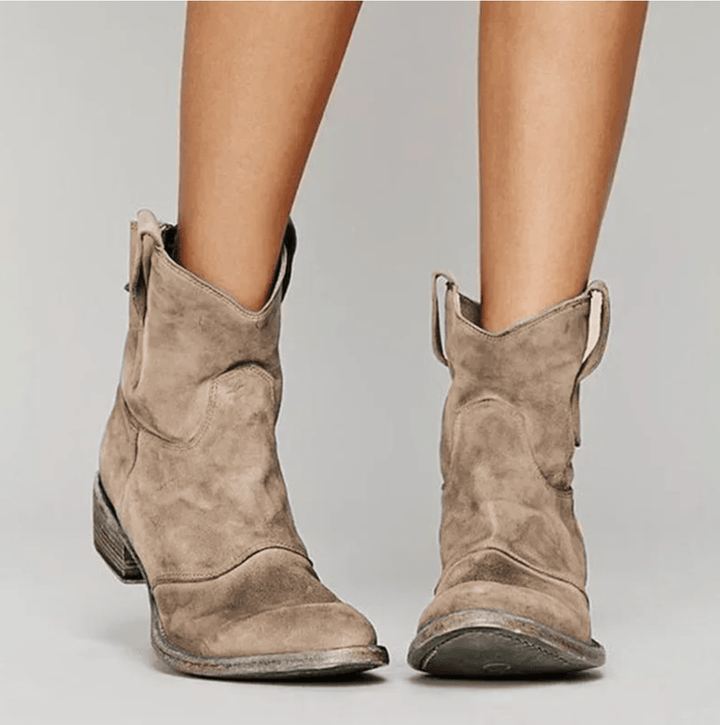 Florence | Suede Comfort Ankle Boots