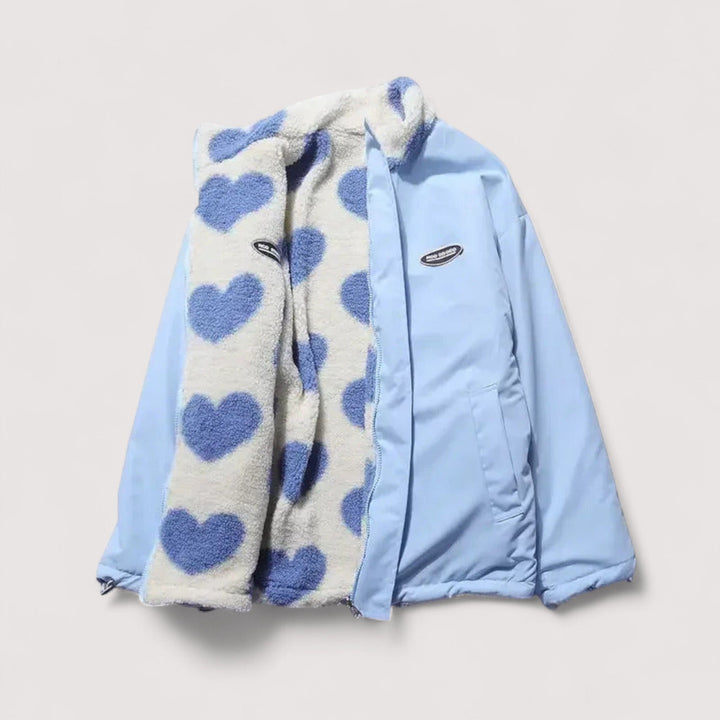 Hallie | Reversible Heart Jacket