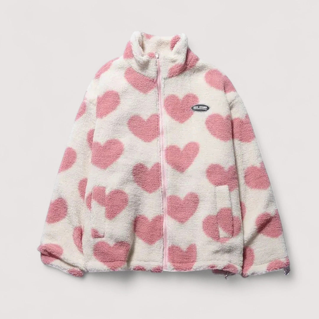 Hallie | Reversible Heart Jacket