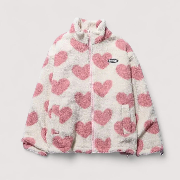 Hallie | Reversible Heart Jacket