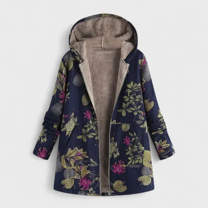 Briar | Vintage Floral Hooded Parka