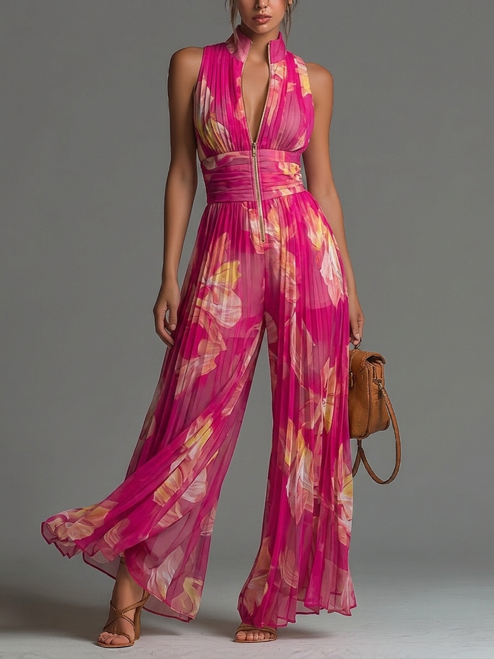 Valentina | Blush Bloom Jumpsuit