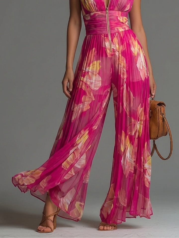Valentina | Blush Bloom Jumpsuit